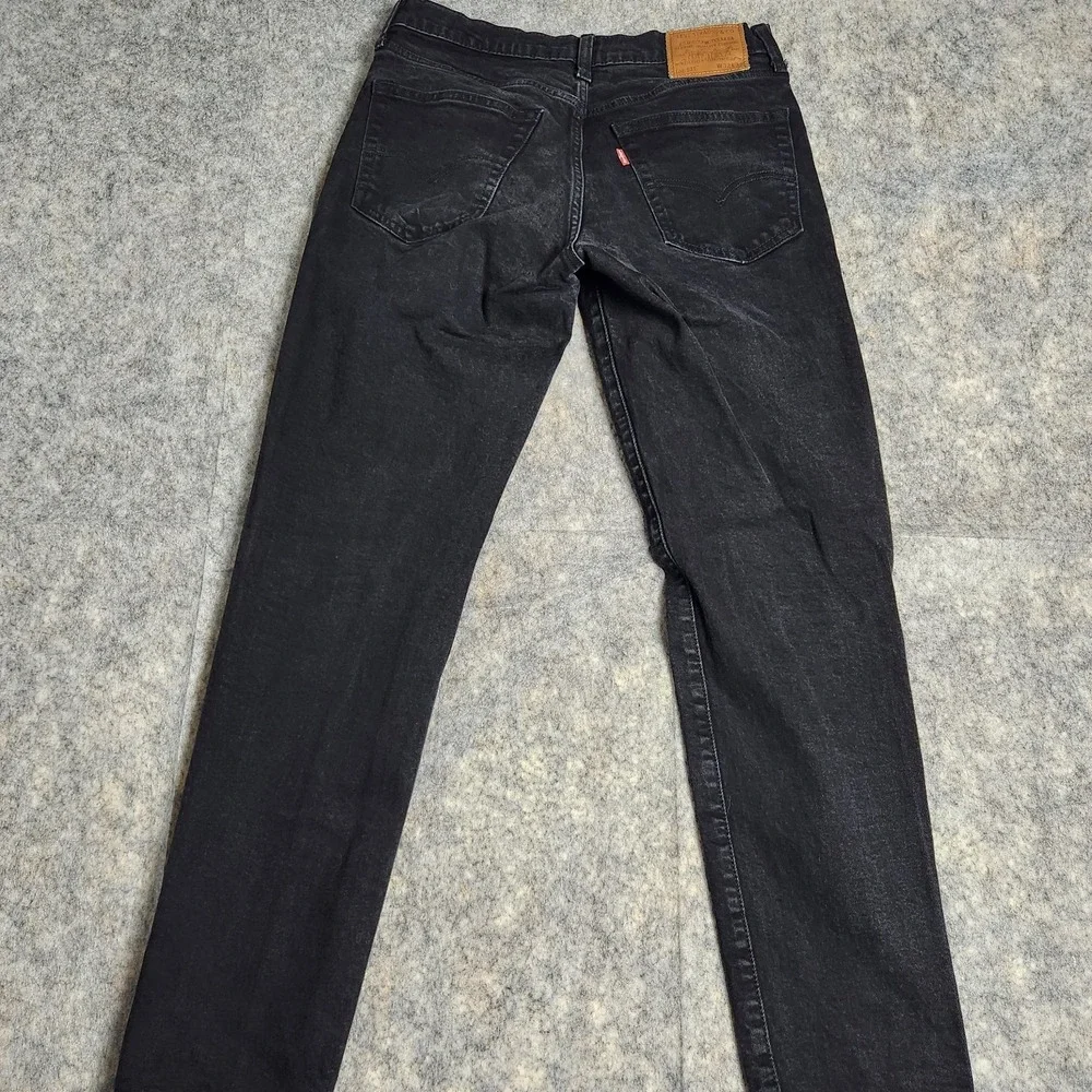 Levis 531 Slim Jeans Men 32x30 Black Denim Premium Quality Skater Punk Grunge‎